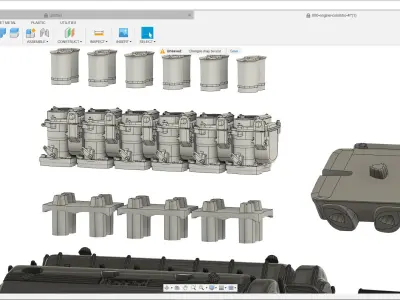 Ferrari 400 Superamerica - SA Engine - 4 litre 3D print model