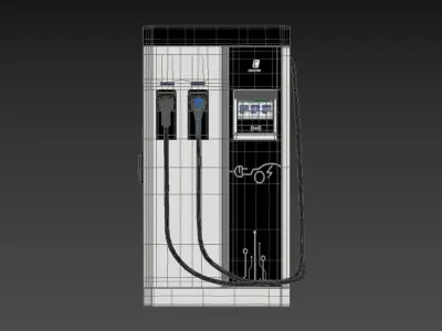 Circutor Raption 50 EV Fast Charging Station 3D model
