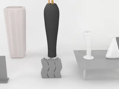 Vases Decoration 3D model