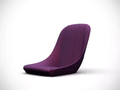 Seat v5 Low-poly 3D model
