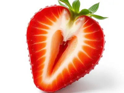 Strawberry Crosssection Realistic Detail Model Pack Low-poly 3D model