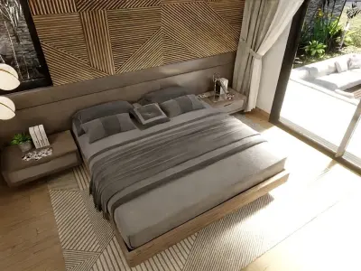 BED ROOM QUARTO 3D model