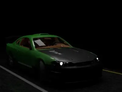 Nissan Silvia s15 tuning 3D model