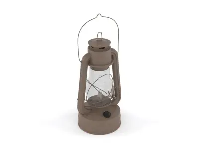 Old Kerosene Lamp 3D model