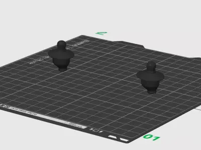 Volkswagen Golf 4 Parcel Shelf Holder 3D model