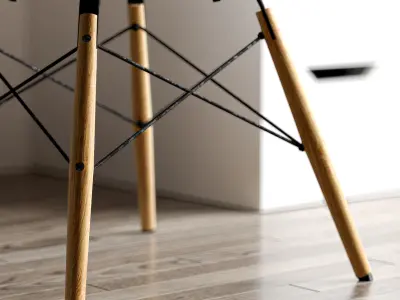 Apple Artistic Home Office Work Place 3D model