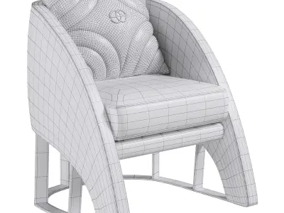 Sole Armchair By Elve Luxury 3D model