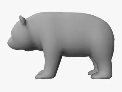 Low Poly Panda bear Low-poly 3D model