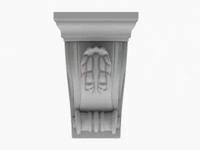 Scroll Corbel 29 3D model