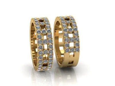 Tffany true wide ring 3D print model