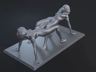 mannequin table from clockwork orange  3D print model