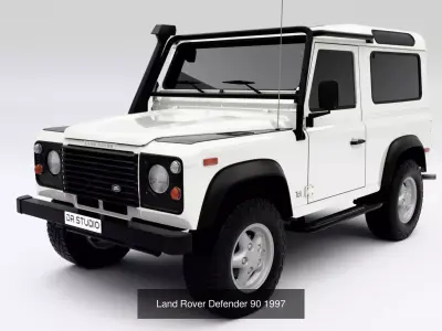 Land Rover Car Collection 3D Model Pack