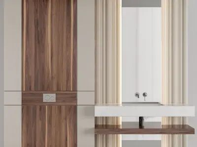 Bathroom furniture B4 3D model