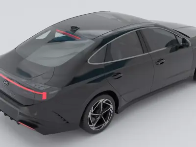 Hyundai Sonata 2023 N-Line 3D model