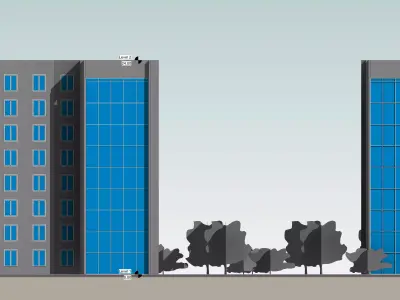 3D Model of a multi-story building 3D model