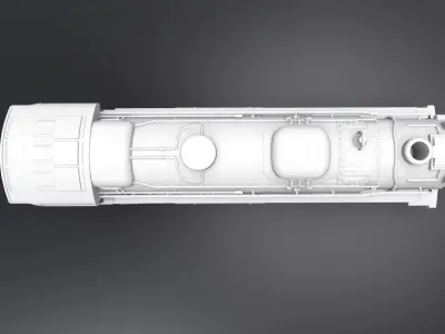 WW2 Troop Train Scale model  3D print model