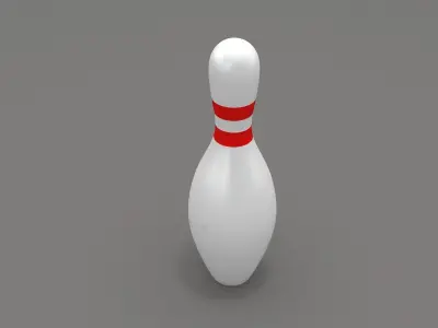 Bowling Pin 3D model