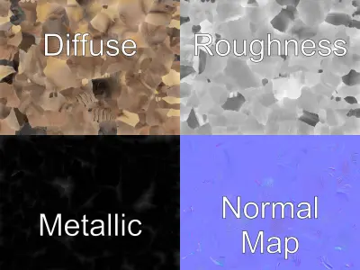 Elder Elephant Model Pack with Detailed Wrinkles Low-poly 3D model