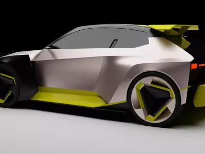 futuristic concept Sport Car 3D Model 3D model