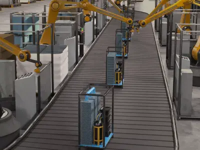 Production Line 3D model