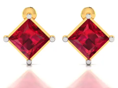 Soliraire Women Earring 3D print model