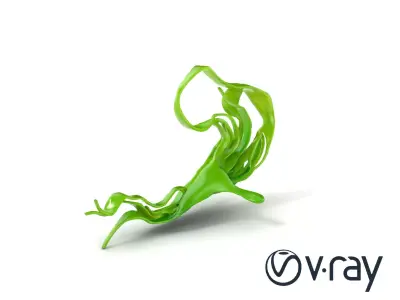 Flowing Seaweed Design 3D model pack Low-poly 3D model