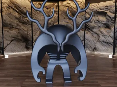 Wendingo Fantasy Creature Fan Art Toy  3D print model