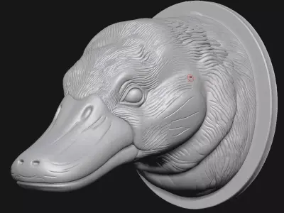 platypus 3D print model