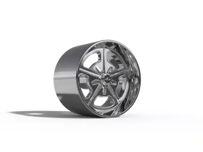 BILLET SPECIALATIES BONNEVILLE WHEEL  3D print model