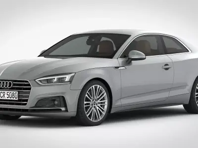 Audi A5 Coupe 2018 3D model