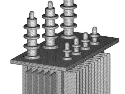 Electrical Transformer 3D print model