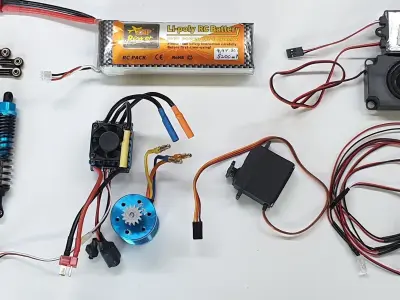 Hot Rod - RC car 3D print model