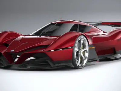 Alfa Romeo 8C-R Tazio 2020 3D model