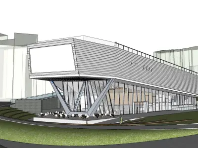 CONTEMPORARY museum 3D model