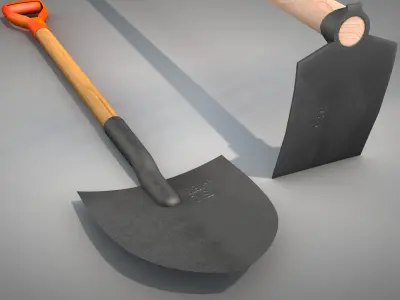 Construction - Hoe and Mattock 3D model