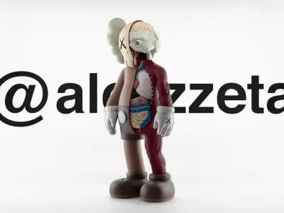 Kaws Flayed Open Companion Textured Low-poly 3D model