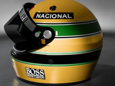 Replica of the helmet of Senna 3D print model