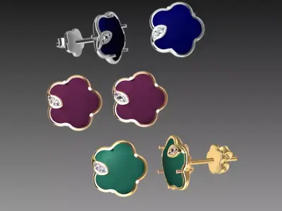 Pasquale Bruni earrings  3D print model