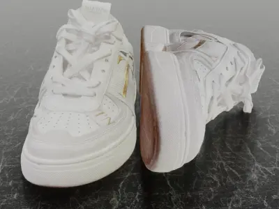 VALENTINO GARAVANI 3D SHOES Low-poly 3D model