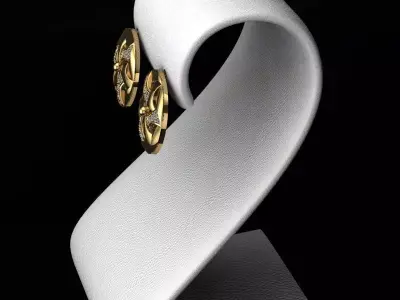 round earing  3D print model