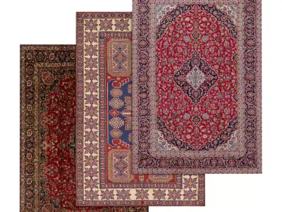 Rug Set 1956 3D model