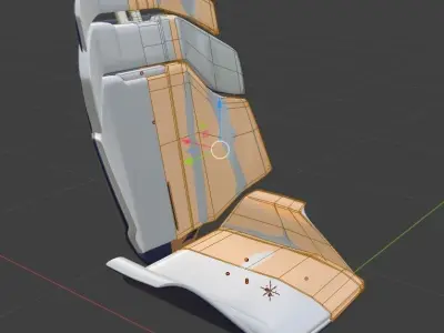 Car seat concept model - Concept Elegante 3D model