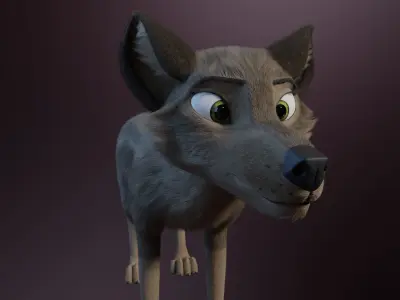 Trinity Wolf 3D model