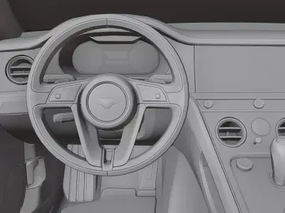 Bentley Continental GT 3D print model