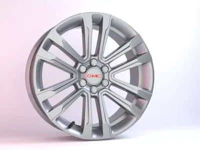GMC FR72  Wheels Low-poly 3D model