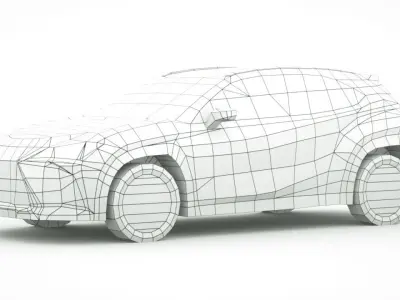 Lexus UX 2019 Low-poly 3D model