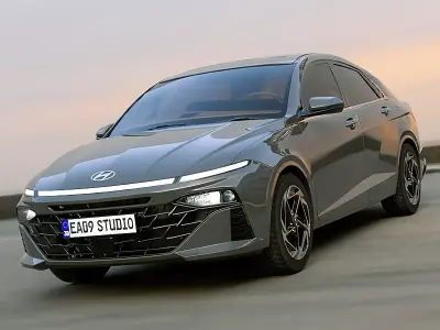 Hyundai Accent 2024 3D model