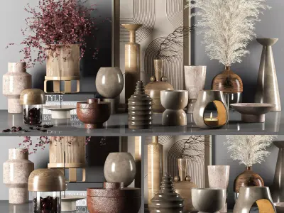 Decorative set 026 3D model