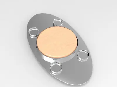 Joy Cheese Tray Low-poly 3D model