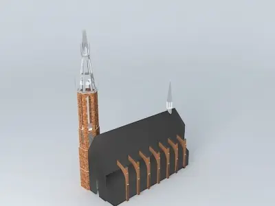 st Jozefkerk Free 3D model